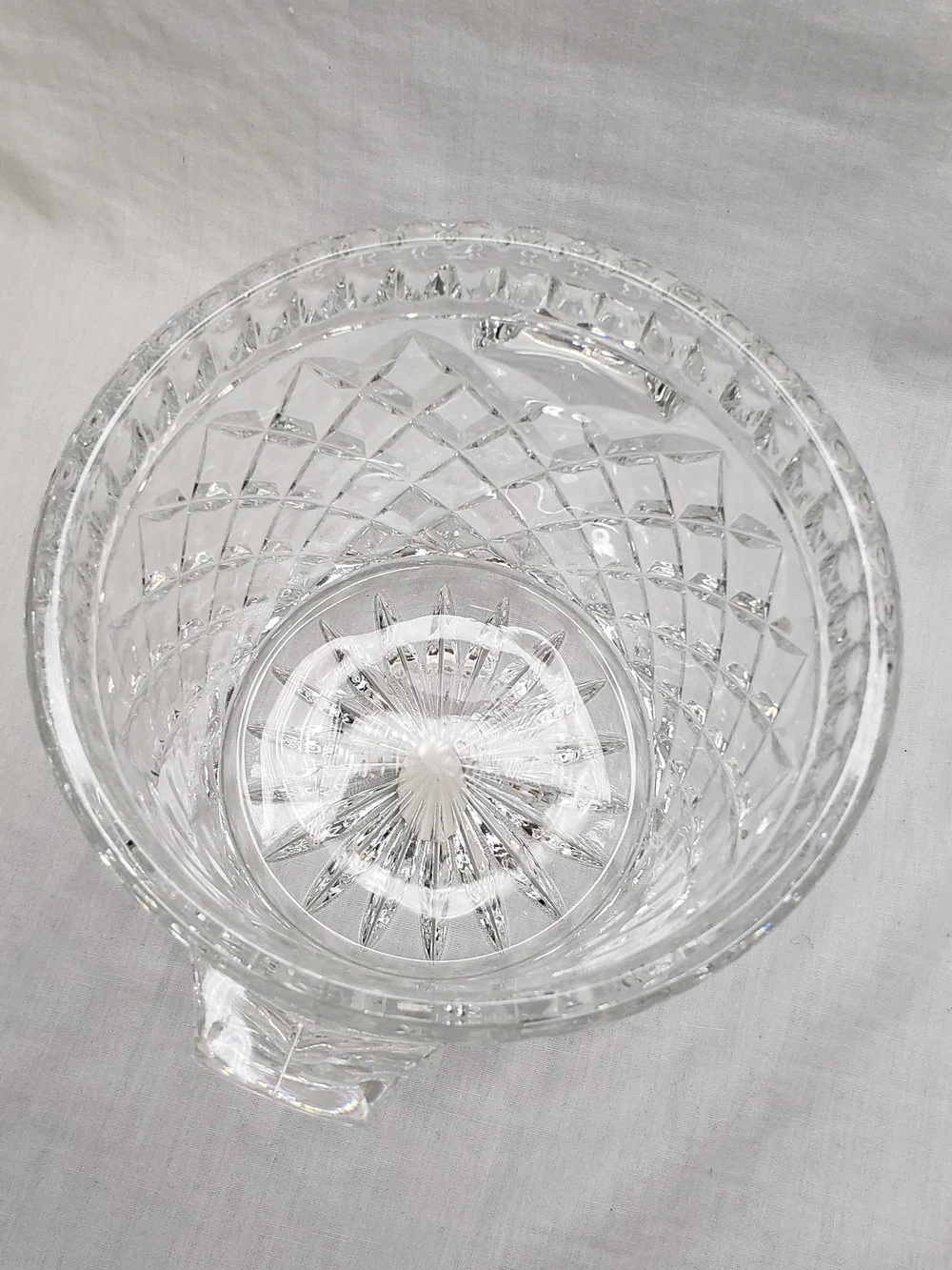 24 Percent Bohemian Lead Crystal Czech Republic Small Ice Bucket